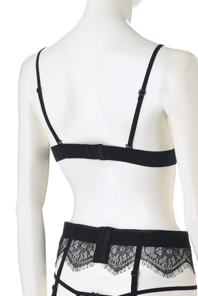 画像11: Oriah 3pcs set  | トップレスブラ＆ガーターベルト＆クロッチレスタンガ3点セット・黒 | Anais アナイス センシュアルランジェリー (11)