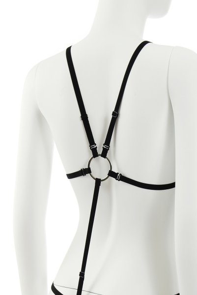 画像11: BELLEZA body  | ハーネス・テディ・オープンバスト・ブラック | Anais アナイス センシュアルランジェリー (11)