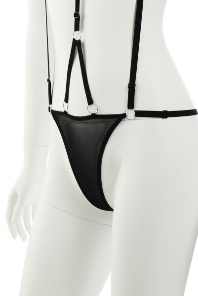 画像12: BELLEZA body  | ハーネス・テディ・オープンバスト・ブラック | Anais アナイス センシュアルランジェリー (12)