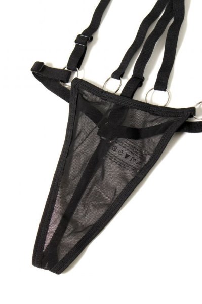 画像16: BELLEZA body  | ハーネス・テディ・オープンバスト・ブラック | Anais アナイス センシュアルランジェリー (16)