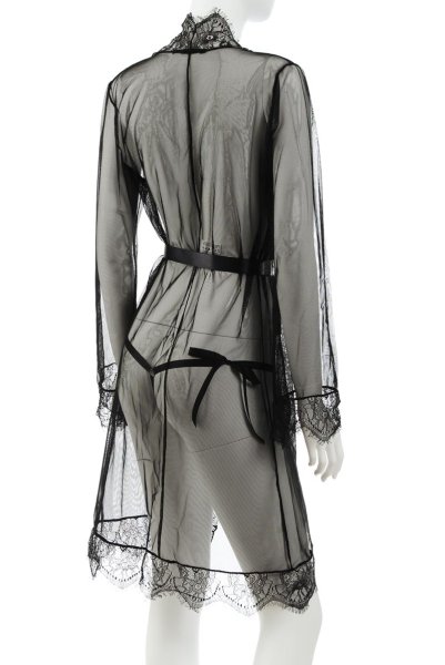画像9: Dita Robe  | ガウン＆タンガ2点セット・ブラック | Anais アナイス センシュアルランジェリー (9)