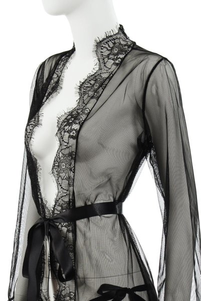 画像10: Dita Robe  | ガウン＆タンガ2点セット・ブラック | Anais アナイス センシュアルランジェリー (10)