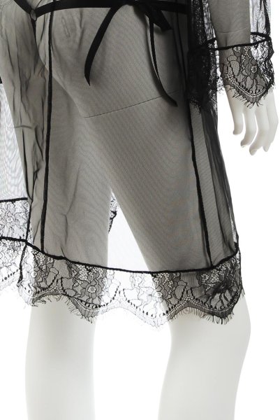 画像13: Dita Robe  | ガウン＆タンガ2点セット・ブラック | Anais アナイス センシュアルランジェリー (13)