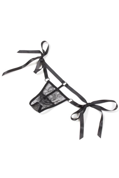 画像16: Dita Robe  | ガウン＆タンガ2点セット・ブラック | Anais アナイス センシュアルランジェリー (16)