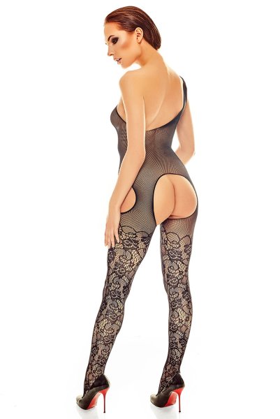 画像3: Elodi bodystocking  | ボディ・ストッキング・網タイツ素材・ブラック | Anais アナイス センシュアルランジェリー (3)