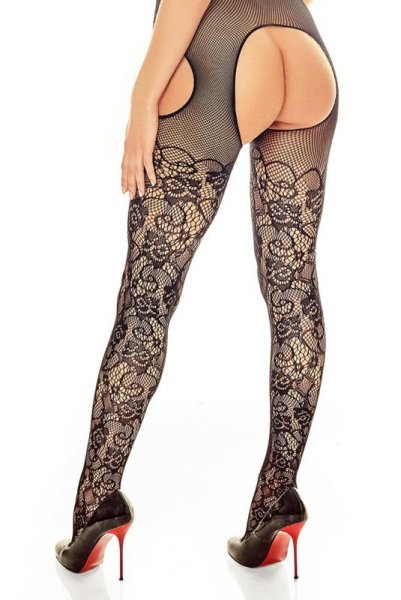 画像7: Elodi bodystocking  | ボディ・ストッキング・網タイツ素材・ブラック | Anais アナイス センシュアルランジェリー (7)