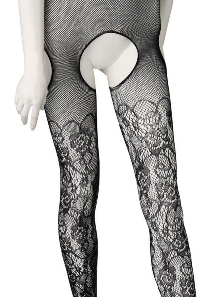 画像16: Elodi bodystocking  | ボディ・ストッキング・網タイツ素材・ブラック | Anais アナイス センシュアルランジェリー (16)