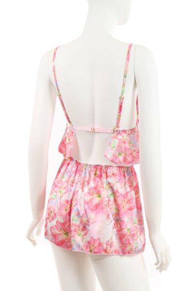 画像13: MIYU-Bra-Classic-Shorts | ブラレット＆ショーツセット・花柄・ピンク | Anais アナイス センシュアルランジェリー（在庫限り） (13)