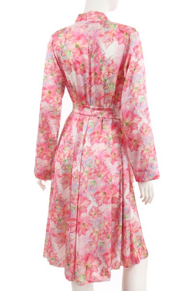 画像15: MIYU-one-robe | ロングガウン・ローブ・花柄・ピンク | Anais アナイス センシュアルランジェリー（在庫限り） (15)