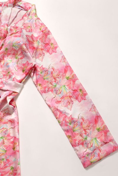 画像19: MIYU-one-robe | ロングガウン・ローブ・花柄・ピンク | Anais アナイス センシュアルランジェリー（在庫限り） (19)