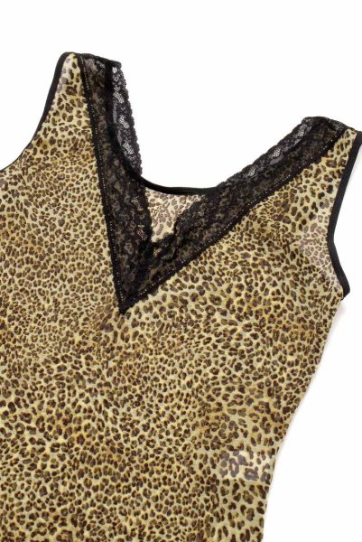 画像16: Cherish chemise  | レオパード柄スリップドレス・ヒョウ柄・ベージュ×ブラック | Anais アナイス センシュアルランジェリー (16)