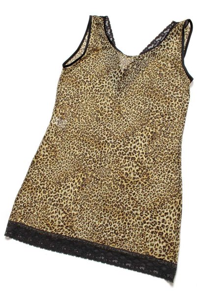 画像18: Cherish chemise  | レオパード柄スリップドレス・ヒョウ柄・ベージュ×ブラック | Anais アナイス センシュアルランジェリー (18)