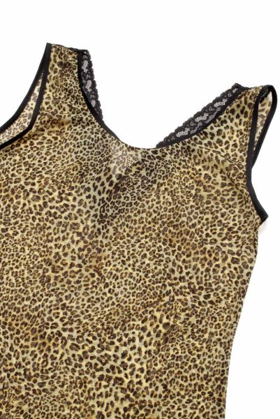 画像19: Cherish chemise  | レオパード柄スリップドレス・ヒョウ柄・ベージュ×ブラック | Anais アナイス センシュアルランジェリー (19)