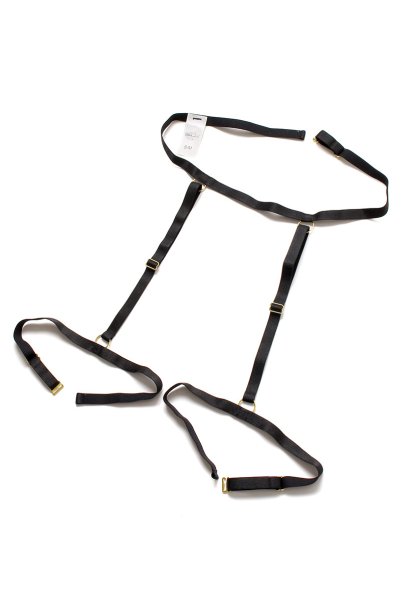 画像19: Cozmo set  | ソフトブラ&ネックストラップ&レッグガーター&タンガ4点セット・レオパード柄・オープンクロッチ | Anais アナイス センシュアルランジェリー (19)