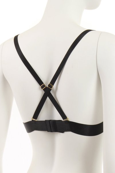 画像12: Izaro set  | ソフトブラ&オープンクロッチタンガ2点セット・ノンワイヤー・レオパード柄×ブラック | Anais アナイス センシュアルランジェリー (12)