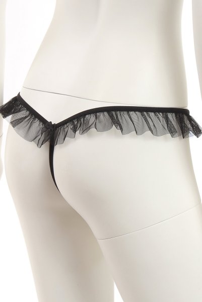 画像10: SALMAKIS teddy  | レオパード柄のオープンクロッチテディ・シースルー・黒×ヒョウ柄・編上げ | Anais アナイス センシュアルランジェリー (10)