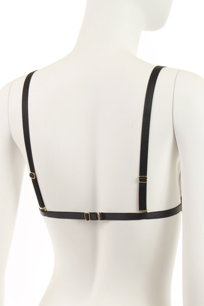 画像11: Paige set  | ブラレット&オープンクロッチタンガセット・ノンワイヤー・Tバック・レオパード柄 | Anais アナイス センシュアルランジェリー (11)