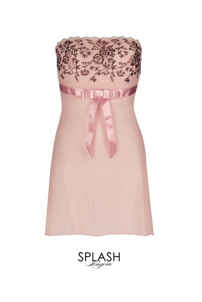 画像7: V-9519  | ベビードール＆タンガ2点セット・Tバック・シースルー・ゴールドラメ | Axami アクサミ| 輸入下着・高級ランジェリー   (7)