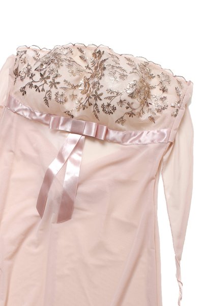 画像12: V-9519  | ベビードール＆タンガ2点セット・Tバック・シースルー・ゴールドラメ | Axami アクサミ| 輸入下着・高級ランジェリー   (12)