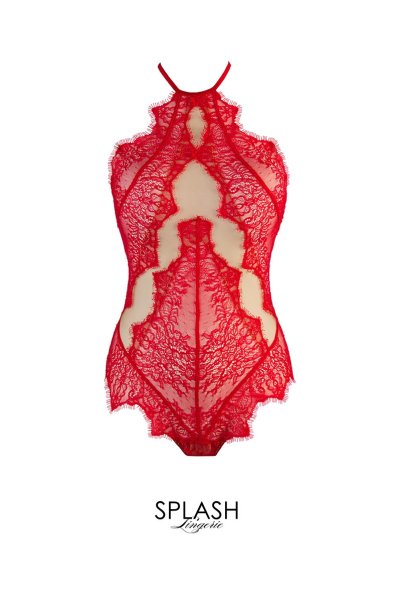 画像7: V-9590 | テディ・ボディ・シースルー・アイラッシュレース | AxamiSexy アクサミセクシー (7)