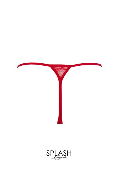 画像9: V-9589  | フレンチスリーブ風のベビードール&タンガ2点セット・アイラッシュレース | Axami アクサミ| 輸入下着・高級ランジェリー   (9)