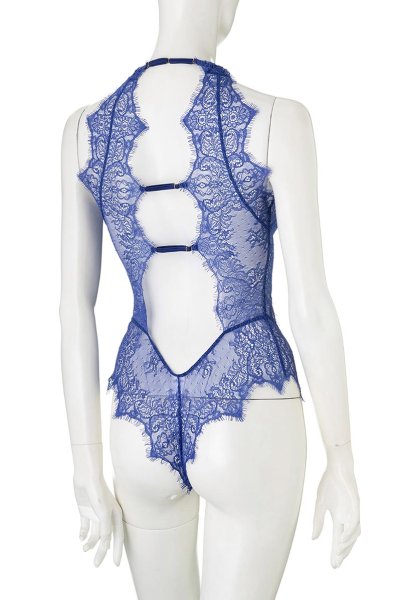 画像10: V-9600 | テディ・ボディ・シースルー・アイラッシュレース | AxamiSexy アクサミセクシー (10)