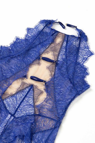 画像12: V-9600 | テディ・ボディ・シースルー・アイラッシュレース | AxamiSexy アクサミセクシー (12)