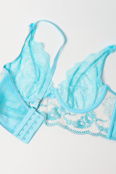 画像12: V-10121｜ブラレット・ ライトブルー｜Axami アクサミ| 輸入下着・高級ランジェリー  (12)