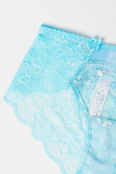 画像10: V-10133｜ノーマルショーツ・ ライトブルー｜Axami アクサミ【サイズ交換NG・メール便対象】 輸入下着・高級ランジェリー  (10)