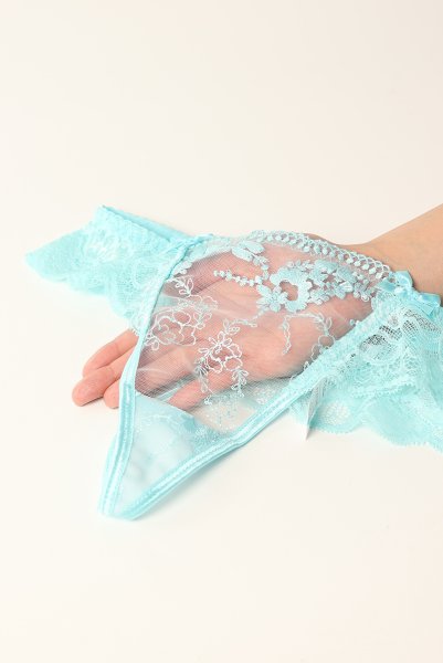 画像13: V-10128｜タンガ(Tバック)・ ライトブルー｜Axami アクサミ【サイズ交換NG・メール便対象】 輸入下着・高級ランジェリー  (13)