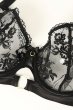 画像12: V-11041｜ 一枚レースブラ・ ブラック｜Axami アクサミ【サイズ交換OK】輸入下着・高級ランジェリー  (12)