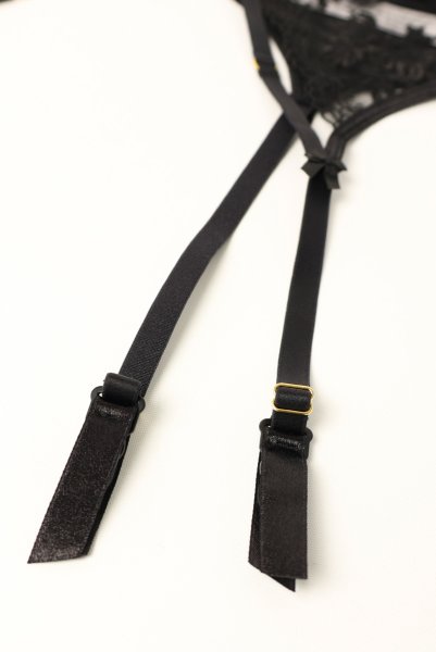 画像13: V-11042｜ガーターベルト・ ブラック｜Axami アクサミ【サイズ交換NG・メール便対象】 輸入下着・高級ランジェリー  (13)