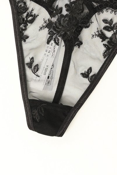 画像13: V-11048｜タンガ(Tバック)・ ブラック｜Axami アクサミ【サイズ交換NG・メール便対象】 輸入下着・高級ランジェリー  (13)