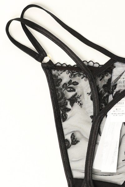 画像14: V-11048｜タンガ(Tバック)・ ブラック｜Axami アクサミ【サイズ交換NG・メール便対象】 輸入下着・高級ランジェリー  (14)