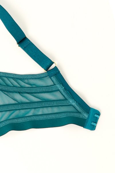 画像12: V-11061｜ 一枚レースブラ・ グリーン｜Axami アクサミ| 輸入下着・高級ランジェリー  (12)