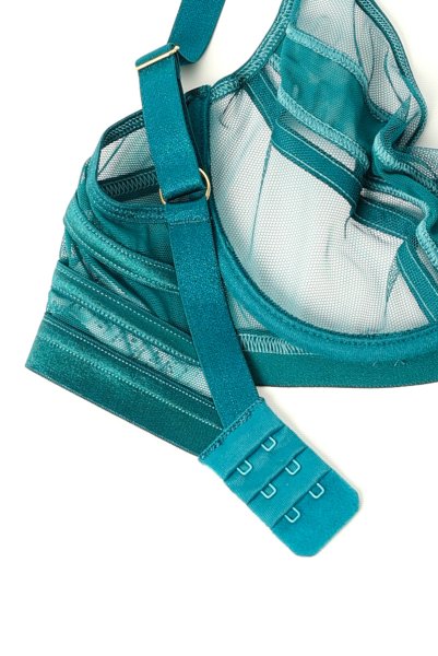 画像13: V-11061｜ 一枚レースブラ・ グリーン｜Axami アクサミ| 輸入下着・高級ランジェリー  (13)