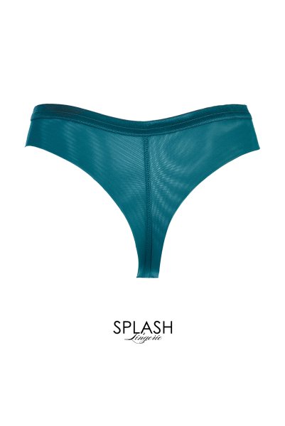 画像2: V-11065｜ブラジリアンショーツ・ グリーン｜Axami アクサミ【サイズ交換NG・メール便対象】 輸入下着・高級ランジェリー  (2)