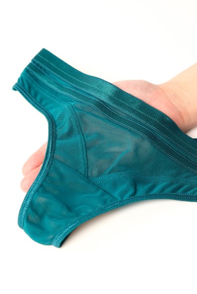 画像14: V-11065｜ブラジリアンショーツ・ グリーン｜Axami アクサミ【サイズ交換NG・メール便対象】 輸入下着・高級ランジェリー  (14)