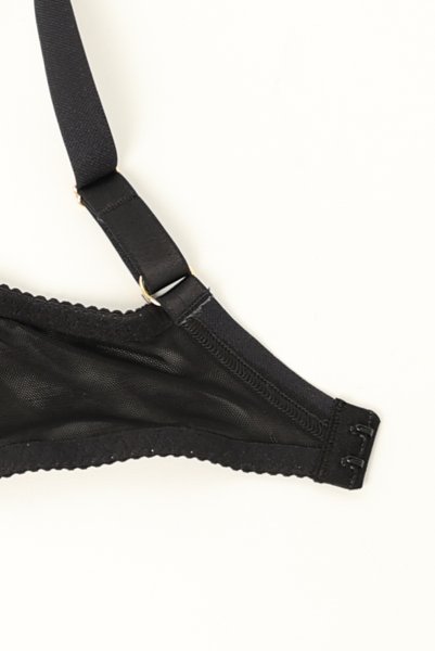 画像12: V-11131｜ 一枚レースブラ・ ブラック×ゴールド｜Axami アクサミ【サイズ交換OK】輸入下着・高級ランジェリー  (12)