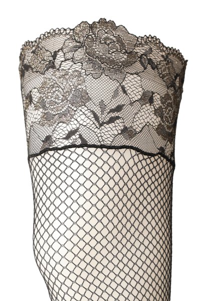 画像8: V-11134｜ガーターストッキング・ ブラック×ゴールド｜Axami アクサミ【サイズ交換NG・メール便対象】 輸入下着・高級ランジェリー  (8)