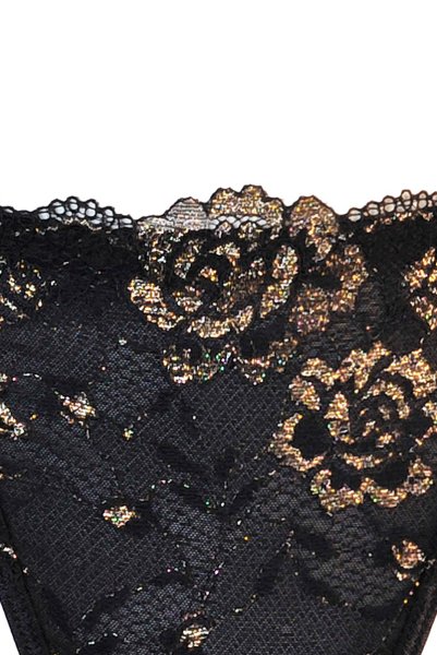 画像13: V-11138｜タンガ(Tバック)・ ブラック×ゴールド｜Axami アクサミ【サイズ交換NG・メール便対象】 輸入下着・高級ランジェリー  (13)