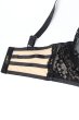 画像14: V-11811｜ロングブラ・ ブラック×ベージュ｜Axami アクサミ【サイズ交換OK・メール便対象】輸入下着・高級ランジェリー  (14)