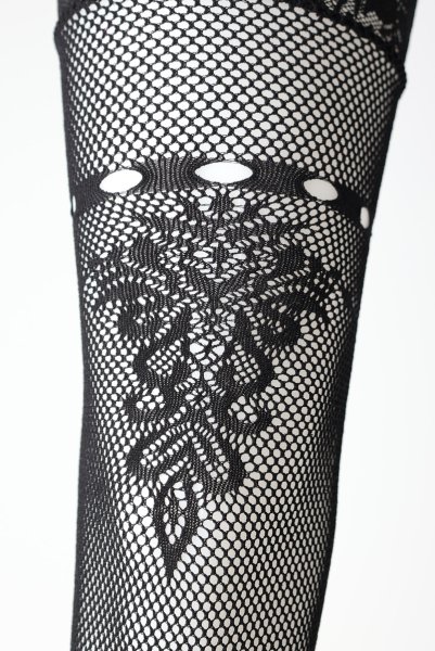 画像9: V-11814|ガーターストッキング・ ブラック|Axami アクサミ【サイズ交換NG・メール便対象】 輸入下着・高級ランジェリー  (9)