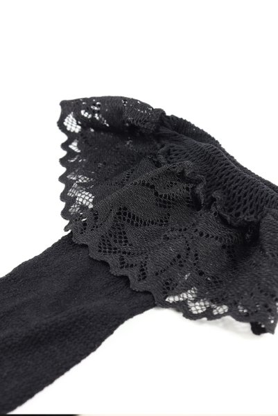 画像14: V-11814|ガーターストッキング・ ブラック|Axami アクサミ【サイズ交換NG・メール便対象】 輸入下着・高級ランジェリー  (14)