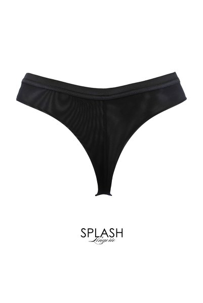 画像2: V-11815|タンガ(ブラジリアン)・ ブラック×ベージュ|Axami アクサミ【サイズ交換NG・メール便対象】 輸入下着・高級ランジェリー  (2)