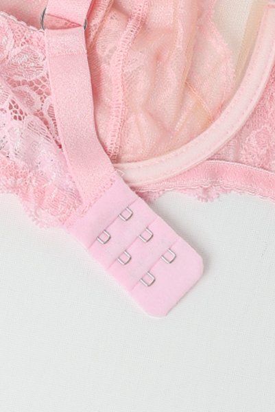 画像13: V-11031｜ 一枚レースブラ・パッドなし・ ピンク｜Axami アクサミ【サイズ交換OK・メール便対象】輸入下着・高級ランジェリー  (13)