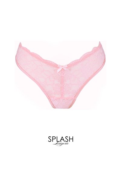 画像1: V-11038｜タンガ(Tバック)・ ピンク｜Axami アクサミ【サイズ交換NG・メール便対象】 輸入下着・高級ランジェリー  (1)