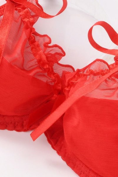 画像8: V-6441 | 解けるリボンのカバー付きオープンバストブラジャー・シェルフブラ | AxamiSexy アクサミセクシー (8)