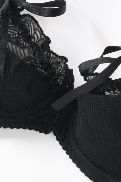 画像9: V-6451 | 解けるリボンのカバー付きオープンバストブラジャー・シェルフブラ | AxamiSexy アクサミセクシー (9)