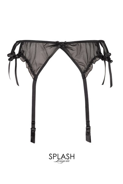 画像6: V-6452 | ガーターベルト・ブラック・シースルー | AxamiSexy アクサミセクシー| ※メール便対象※輸入下着・高級ランジェリー   (6)